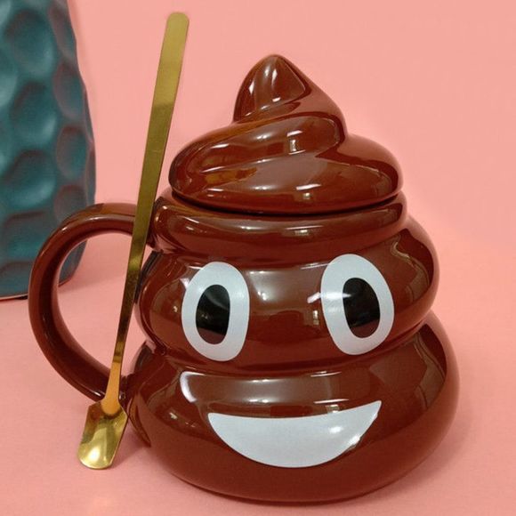 Poop Shaped Mugs | Gag Prank Gifts - Picture 1 of 8